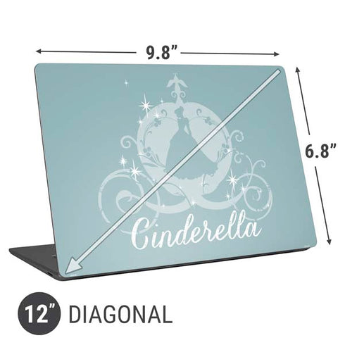 Disney Cinderella Carriage Universal Laptop 12in (9.8 x 6.8in) Skin